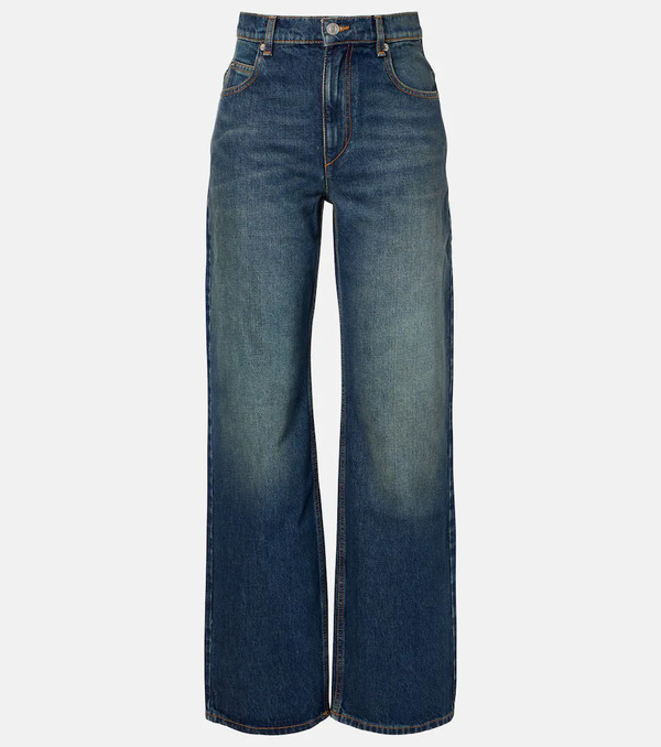  Isabel Marant Isabel Marant Dromie Mid-rise Straight Jeans 