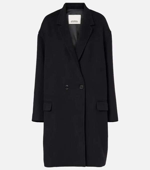  Isabel Marant Isabel Marant Efegozi Wool, Cashmere And Silk Coat 