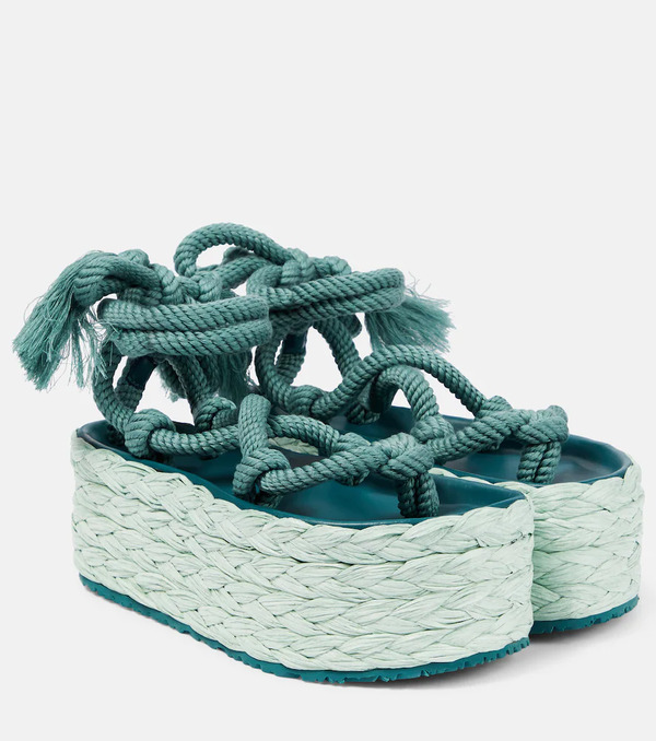  Isabel Marant Isabel Marant Elif Platform Espadrille Sandals 