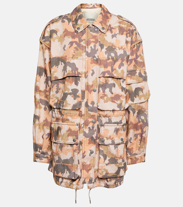  Isabel Marant Isabel Marant Elize Printed Cotton Jacket 