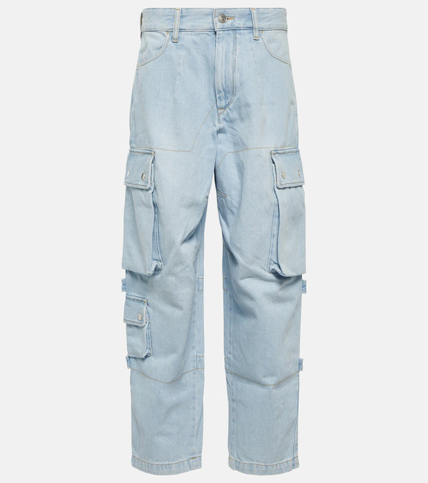  Isabel Marant Isabel Marant Elore Denim Cargo Pants 