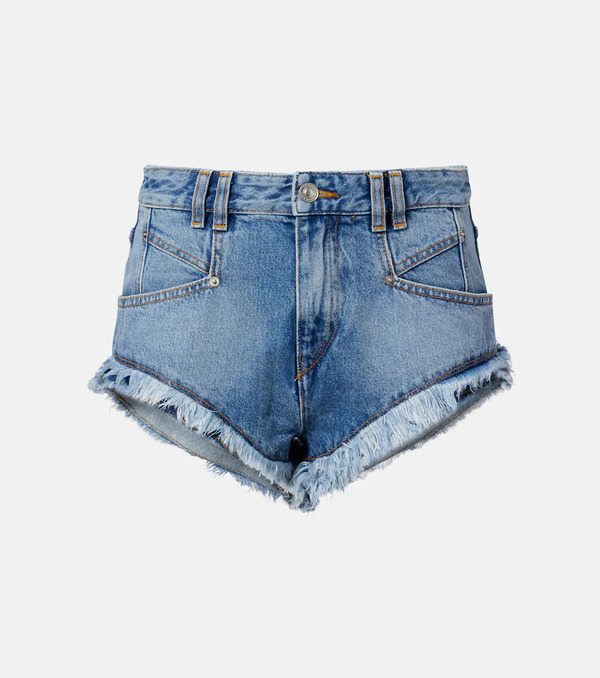 Isabel Marant Isabel Marant Eneidala High-rise Denim Shorts 