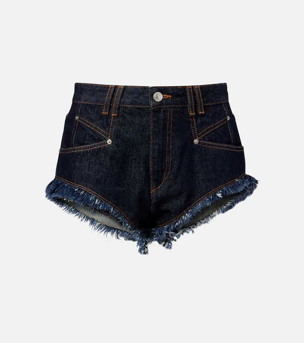  Isabel Marant Isabel Marant Eneidala High-rise Denim Shorts 