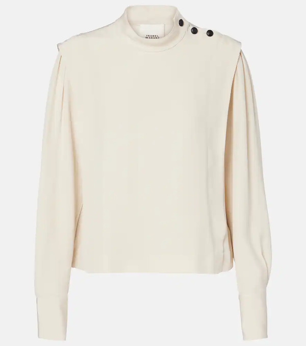  Isabel Marant Isabel Marant Felissa Crepe Blouse 