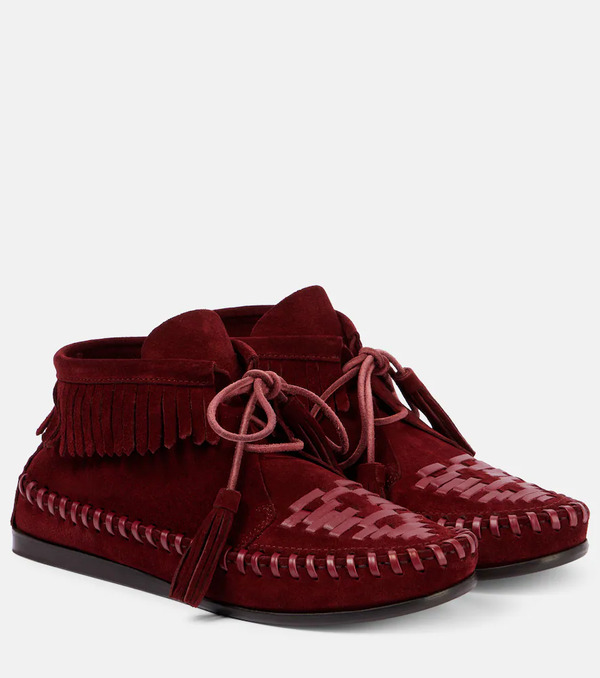  Isabel Marant Isabel Marant Felsa Fringed Suede Loafers 