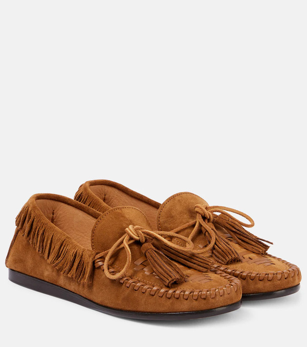  Isabel Marant Isabel Marant Fitza Fringed Suede Loafers 