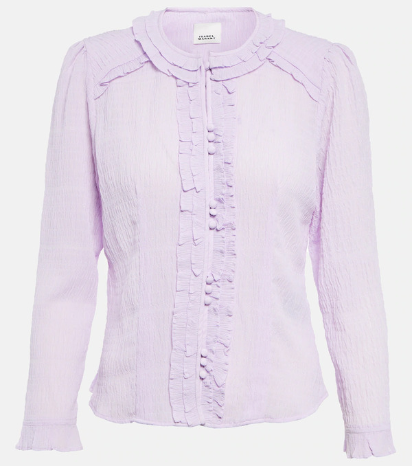  Isabel Marant Isabel Marant Georgia Shirred Top 