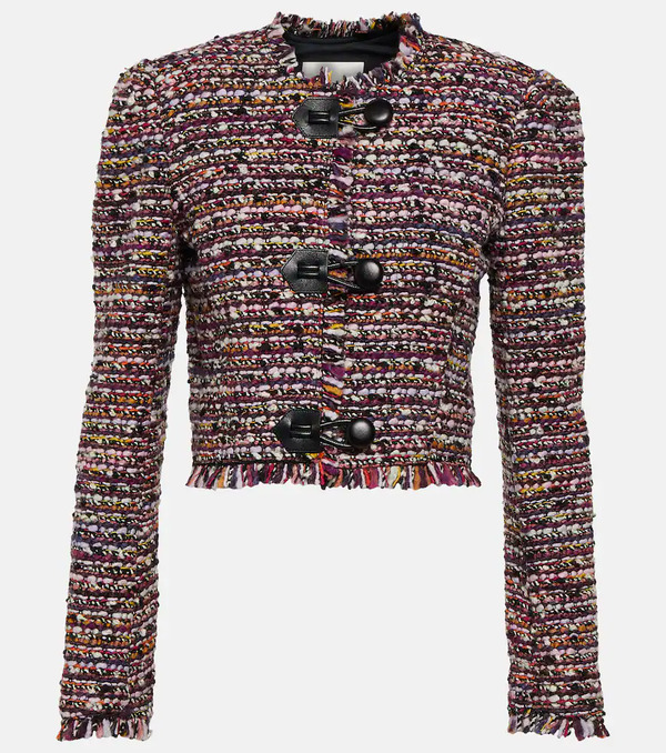  Isabel Marant Isabel Marant Gradilia Cropped Wool-blend Jacket 