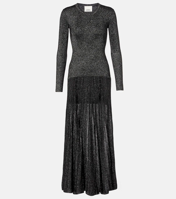  Isabel Marant Isabel Marant Guetty Pleated Maxi Dress 