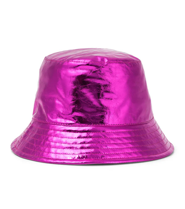  Isabel Marant Isabel Marant Haley Metallic Leather Bucket Hat 