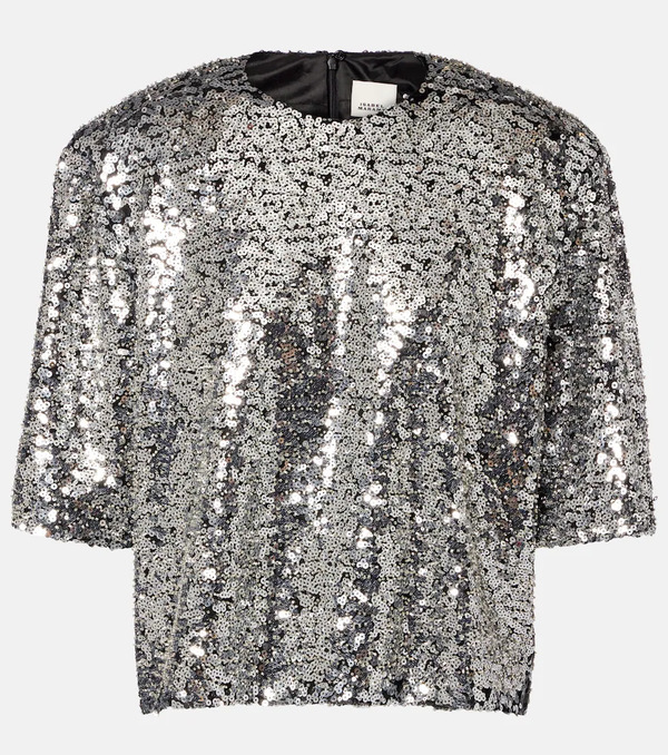  Isabel Marant Isabel Marant Helga Sequined Top 