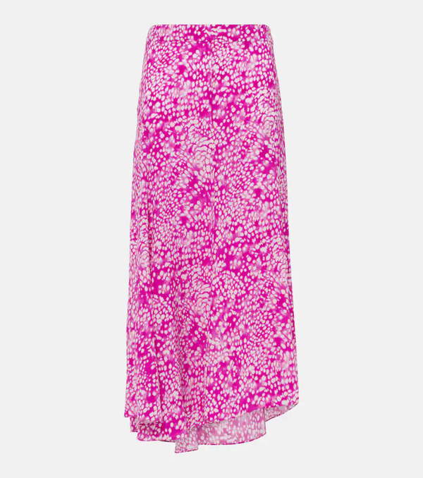  Isabel Marant Isabel Marant Hortensia Printed Silk-blend Maxi Skirt 