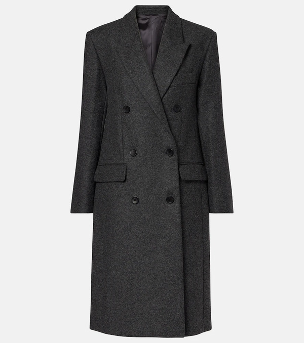  Isabel Marant Isabel Marant Irene Double-breasted Virgin Wool Coat 