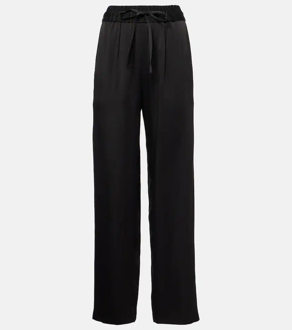  Isabel Marant Isabel Marant Kendry Satin Wide-leg Pants 