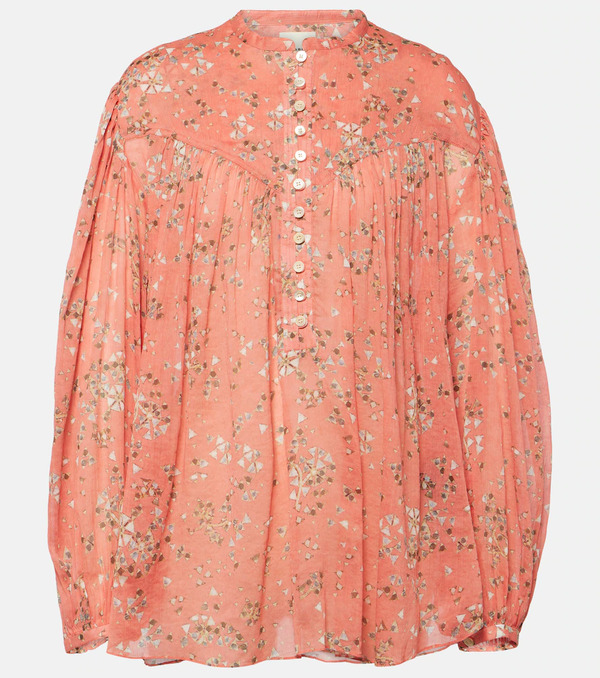  Isabel Marant Isabel Marant Kiledia Cotton And Silk Blouse 