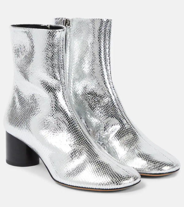  Isabel Marant Isabel Marant Laeden Leather Ankle Boots 