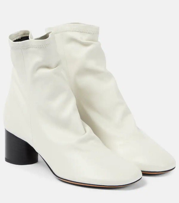  Isabel Marant Isabel Marant Laeden Leather Ankle Boots 
