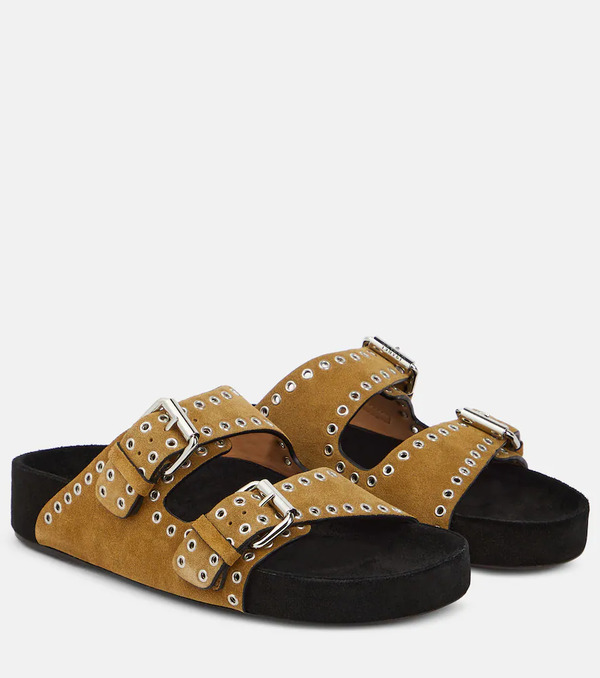  Isabel Marant Isabel Marant Lennyo Studded Suede Sandals 