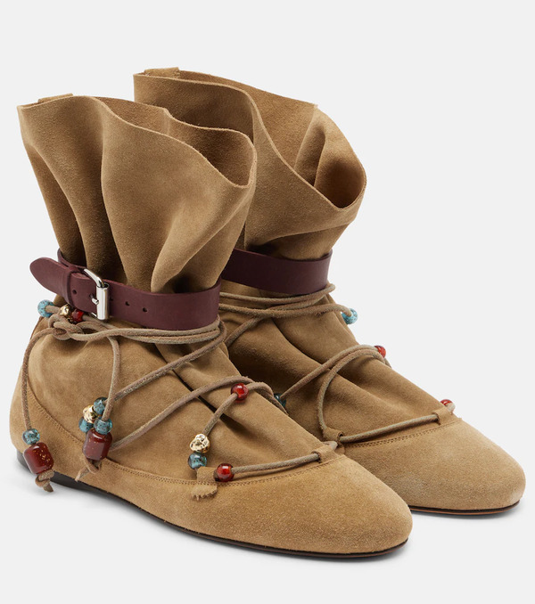  Isabel Marant Isabel Marant Letiz Suede Ankle Boots 