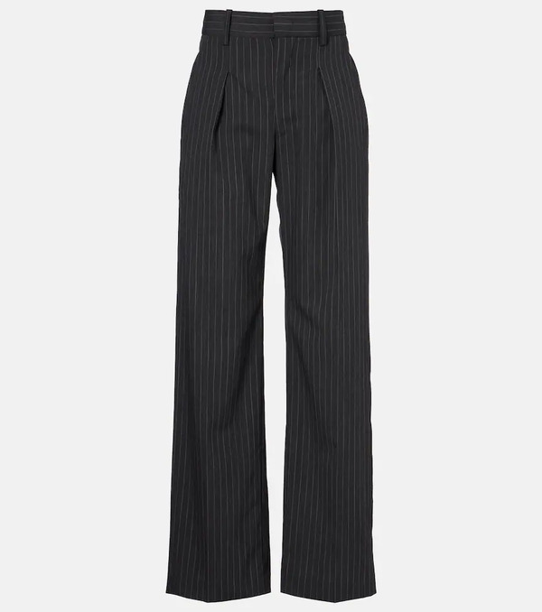  Isabel Marant Isabel Marant Pinstriped Wool-blend Straight Pants 