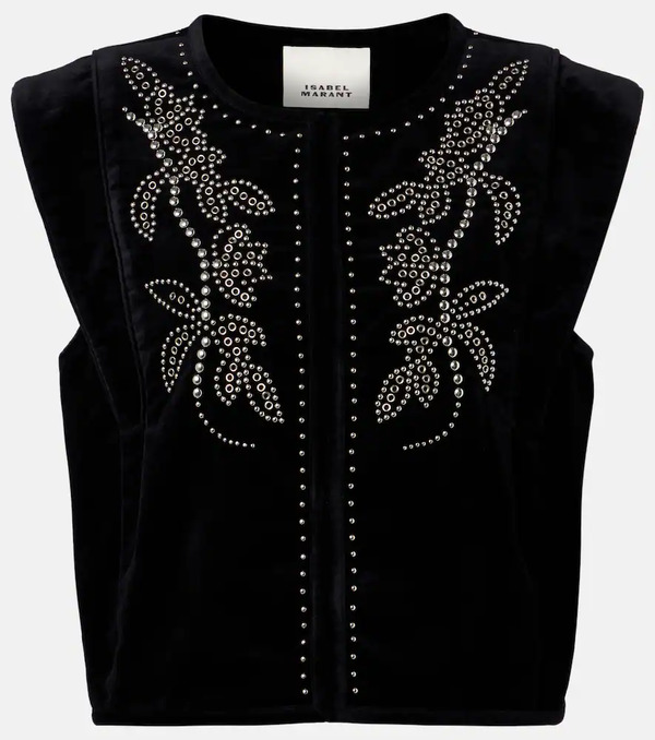  Isabel Marant Isabel Marant Poppy Embellished Vest 