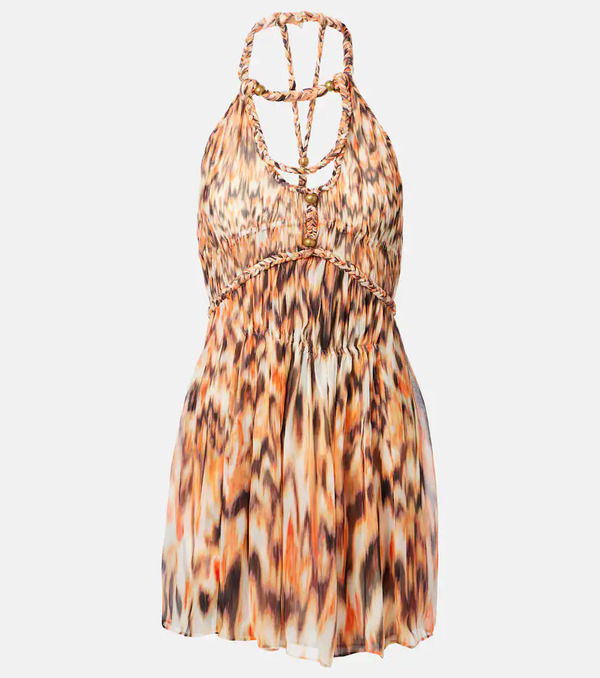  Isabel Marant Isabel Marant Rozilda Printed Silk Minidress 