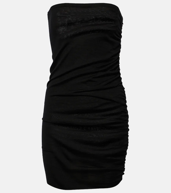  Isabel Marant Isabel Marant Ruched Wool Minidress 