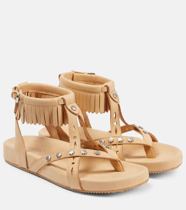  Isabel Marant Isabel Marant Silya Studded Leather Sandals 
