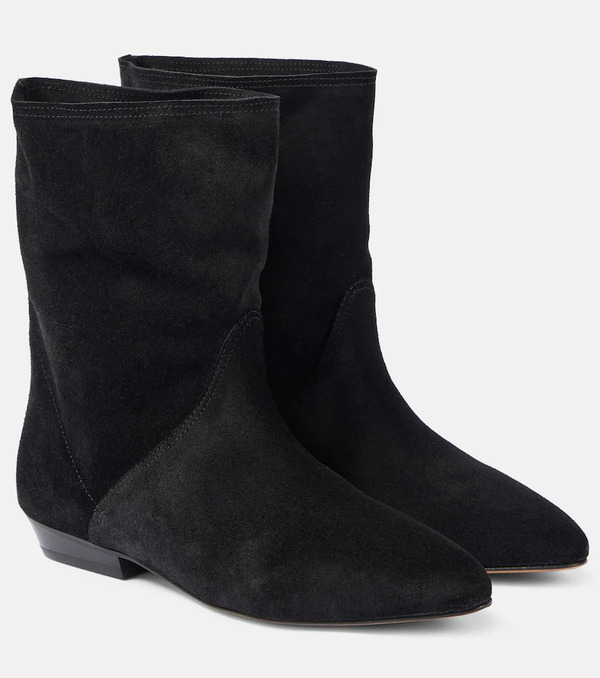  Isabel Marant Isabel Marant Slaine Suede Ankle Boots 