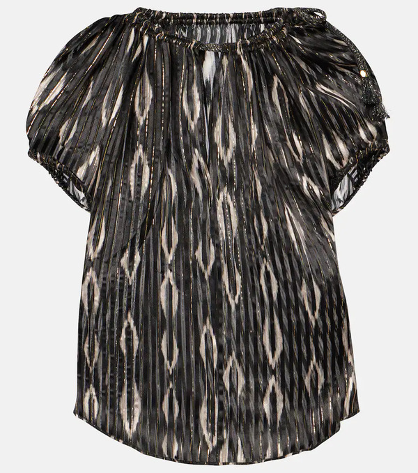  Isabel Marant Isabel Marant Sonae Printed Silk-blend Top 