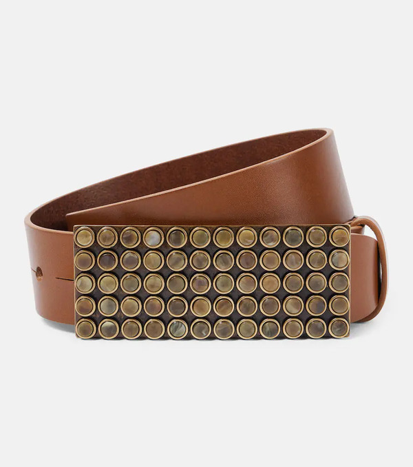  Isabel Marant Isabel Marant Vanesia Embellished Leather Belt 