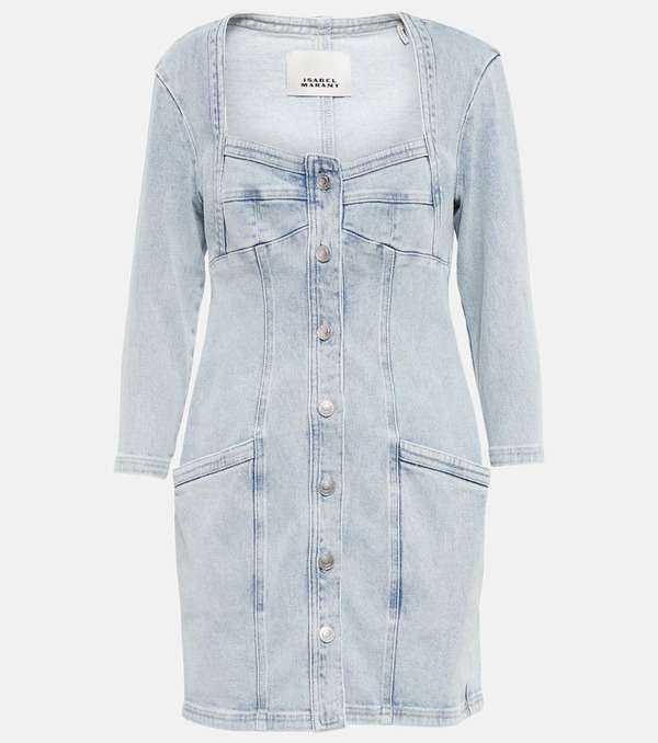  Isabel Marant Isabel Marant Vona Denim Minidress 