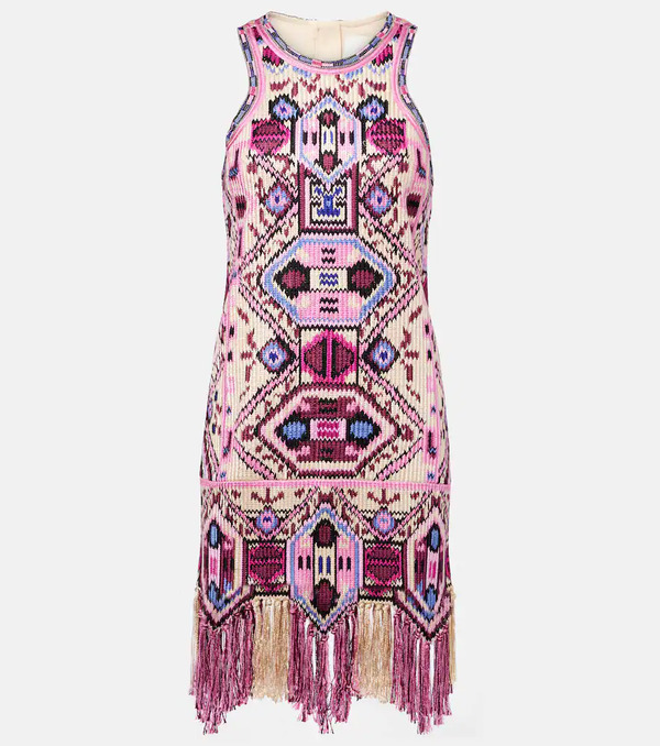  Isabel Marant Isabel Marant Yasmine Fringed Cotton Minidress 