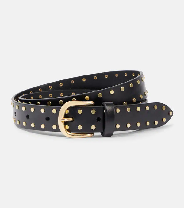  Isabel Marant Isabel Marant Zap Studded Leather Belt 