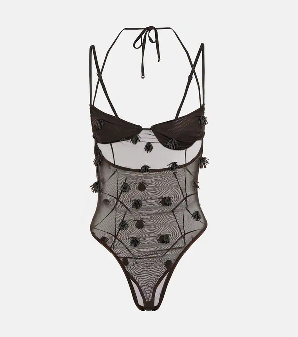  Jacquemus Jacquemus Applique Mesh Bodysuit 