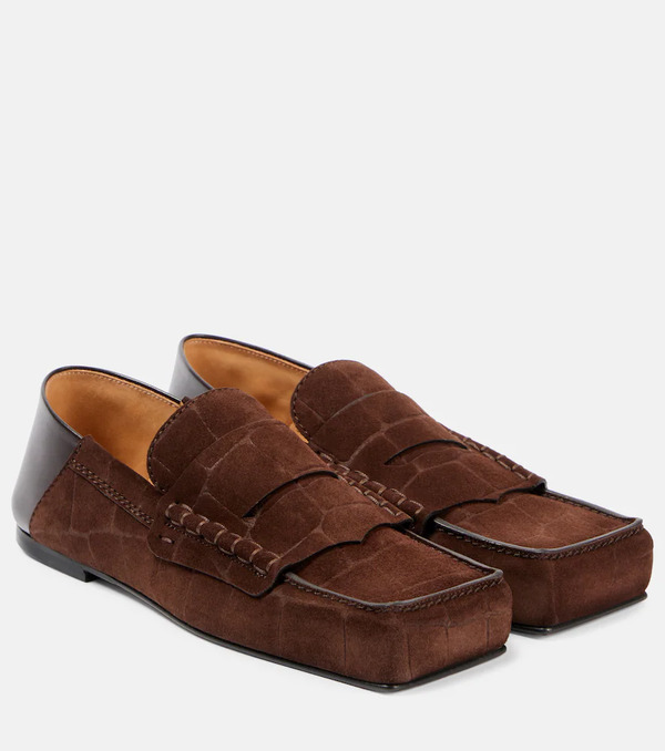  Jacquemus Jacquemus Carre Leather Penny Loafers 
