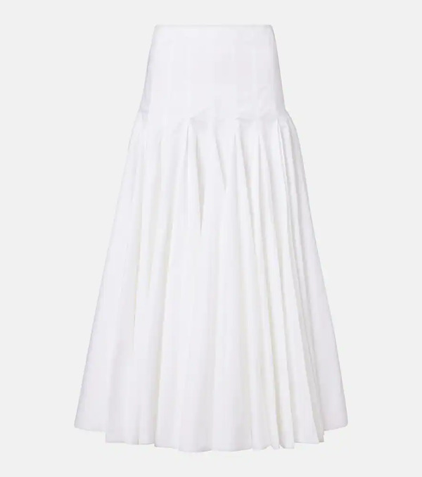  Jacquemus Jacquemus Cotton Jersey Midi Skirt 