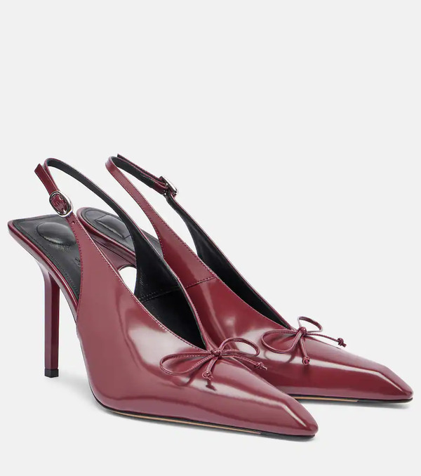  Jacquemus Jacquemus Cubisto 100 Leather Slingback Pumps 