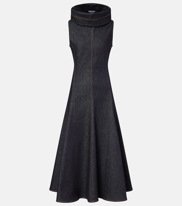  Jacquemus Jacquemus Denim Midi Dress 