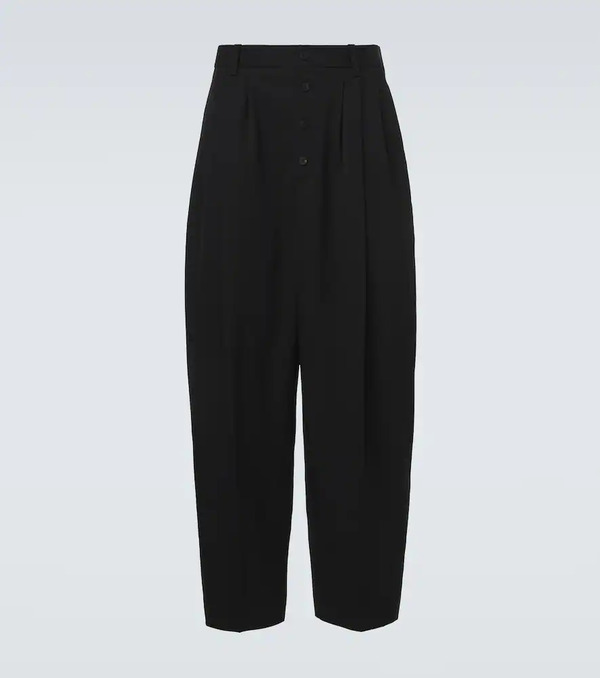  Jacquemus Jacquemus Fernando Pleated Wool Tapered Pants 