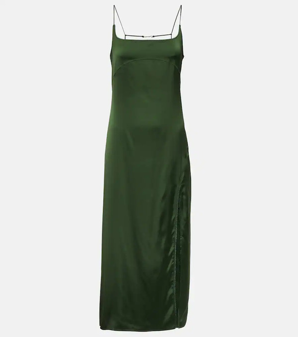  Jacquemus Jacquemus La Robe Notte Satin Slip Dress 