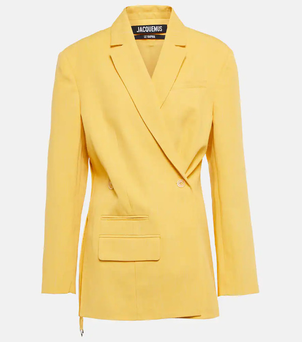  Jacquemus Jacquemus La Veste Tibau Linen-blend Blazer 