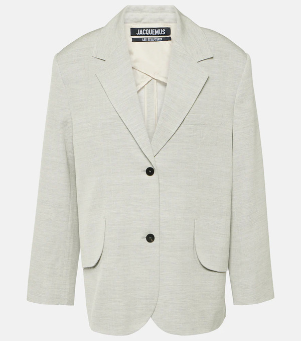  Jacquemus Jacquemus La Veste Titolo Oversized Blazer 