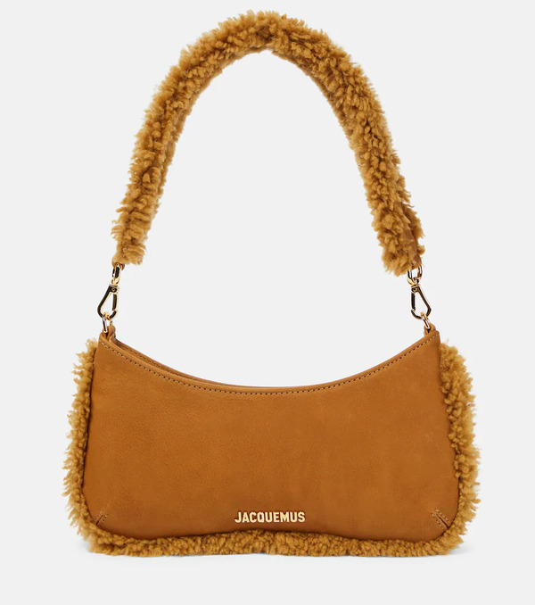  Jacquemus Jacquemus Le Bisou Doux Small Leather Shoulder Bag 