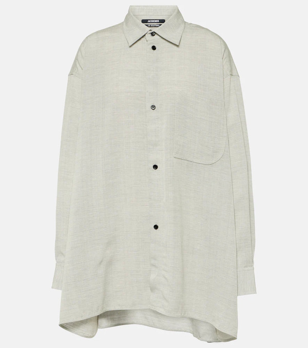  Jacquemus Jacquemus Le Chemise Poche Shirt 