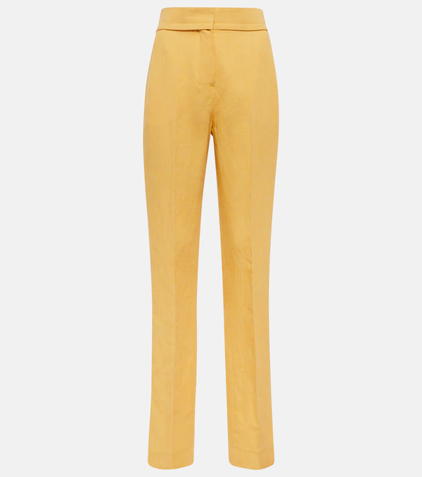  Jacquemus Jacquemus Le Pantalon Tibau Linen-blend Pants 