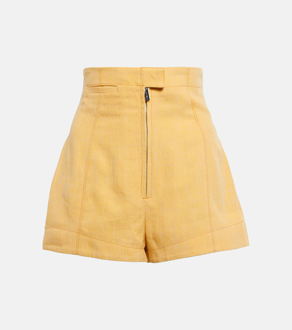 Jacquemus Jacquemus Le Short Areia High-rise Linen-blend Shorts 