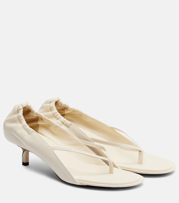  Jacquemus Jacquemus Leather Thong Sandals 