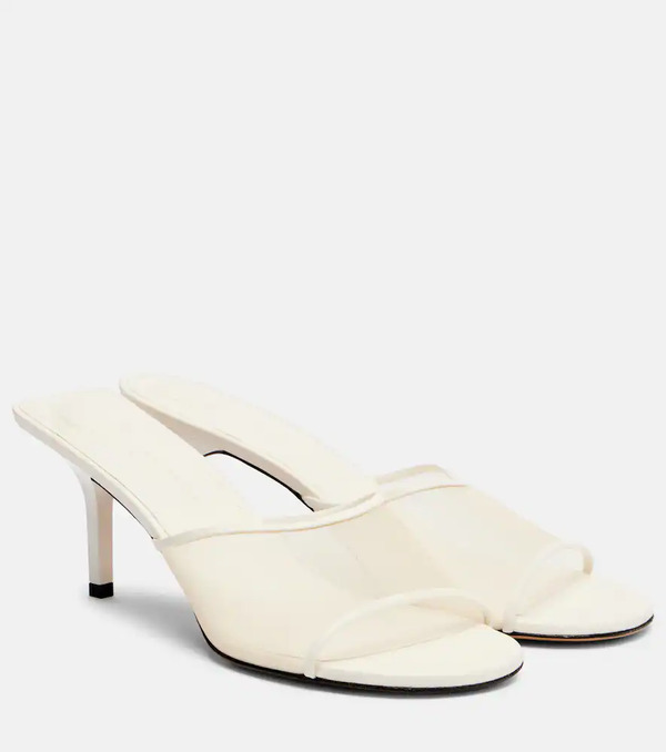  Jacquemus Jacquemus Leather-trimmed Canvas Sandals 