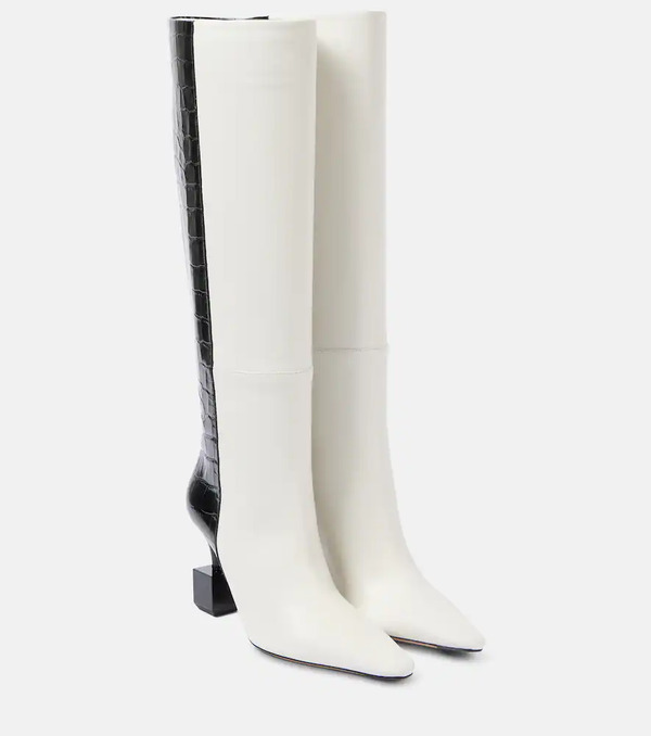  Jacquemus Jacquemus Les Bottes Bisou Leather Knee-high Boots 